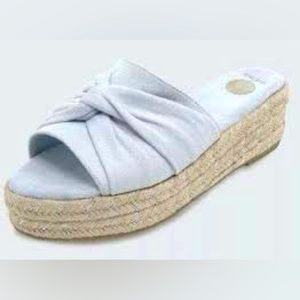 Nalho Women's Sai Vegan Suede Yoga Mat Espadrilles Platform Sandals Size 8